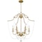 Quoizel Sunday Chandelier 6 Lights Aged Brass SDY5028AB - alternate 3